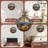 Safari Animals Mountain Wall Clock