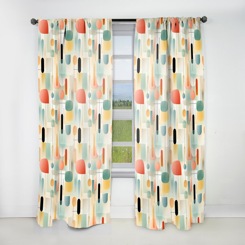 Rideau Pastel Harmony IV - Velours moderne - obscurcissant - 1 panneau, L 52 po x L 108 po