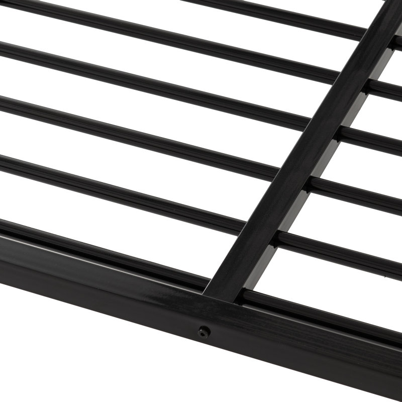 Harold Triple Sleeper Bunk Bunk Bed, Black