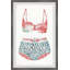 «Flamingo Summer Swimsuit», reproduction encadrée-62012206