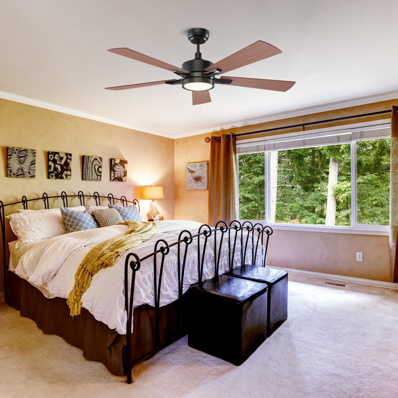 Ventilateur de plafond intelligent avec lumière Garaitz