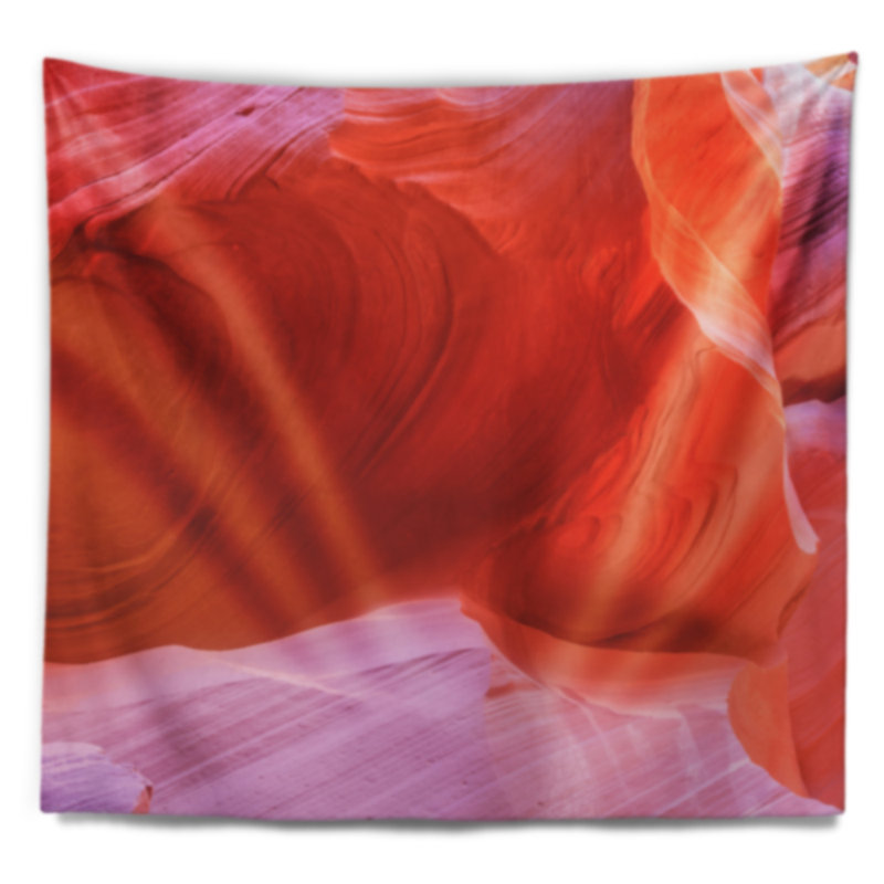 Paysage, antilope, canyon, intérieur, tapisserie, H 78 po x l 92 po