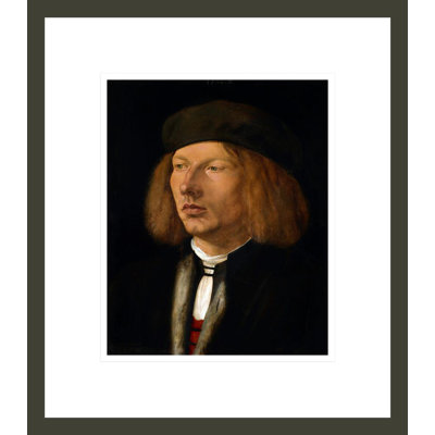 Portrait de Burkhard de Spire par Albrecht Dürer, impression giclée sur cadre