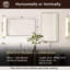 Miroir de salle de bain Inse Cadre en acier inoxydable-751417625-751417633