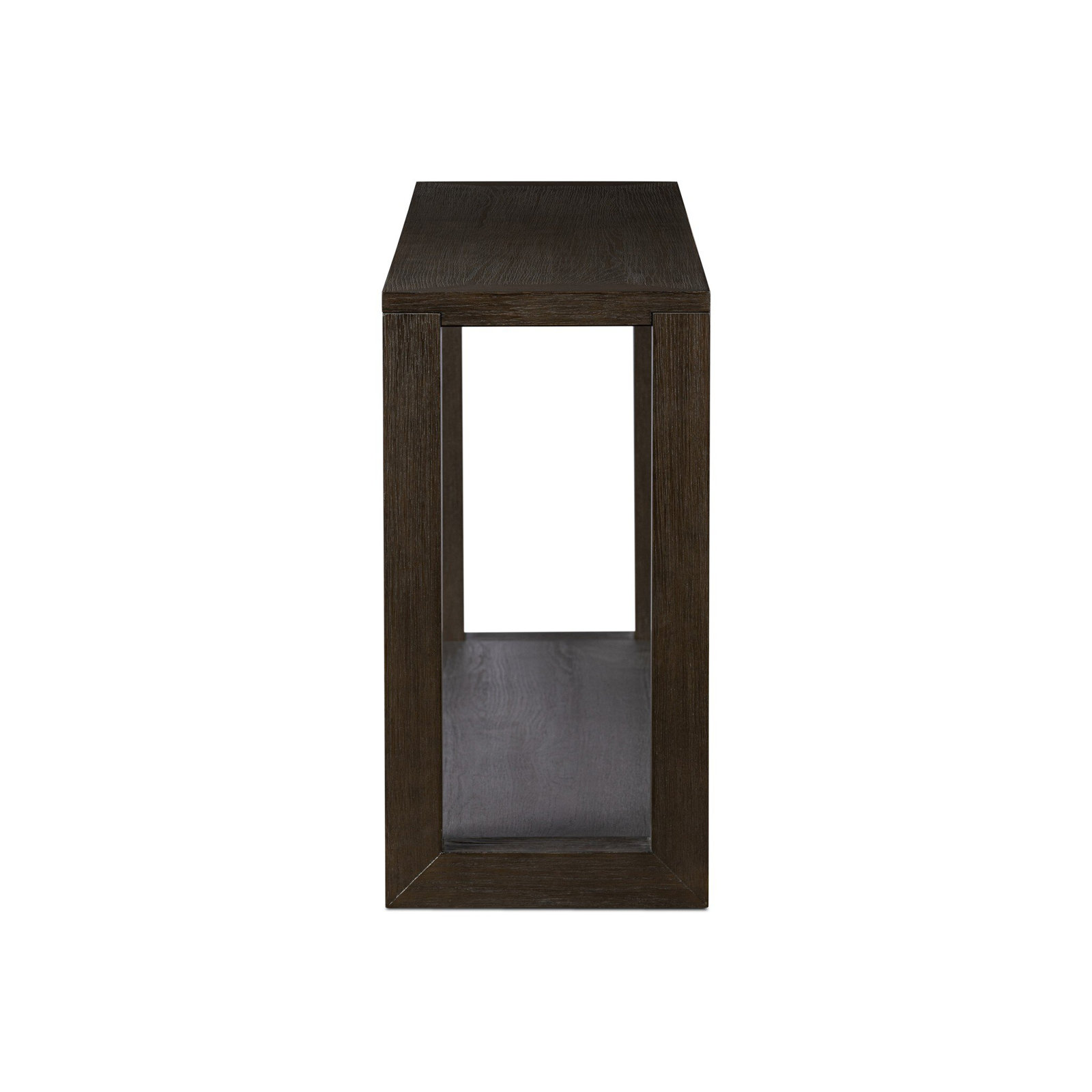 Flores 72" Console Table, Dark Anthracite Oak