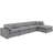 Bania Upholstered L-Shaped Sectional Reversible
