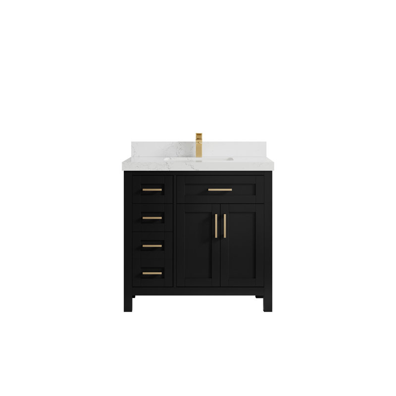 Ensemble de meuble-lavabo simple 36 po, Empira blanc