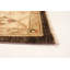 Tapis zone en laine beige/brune 6 pi x 8 pi 9 po main-of-kind-noué la 2010 ushak Creevery