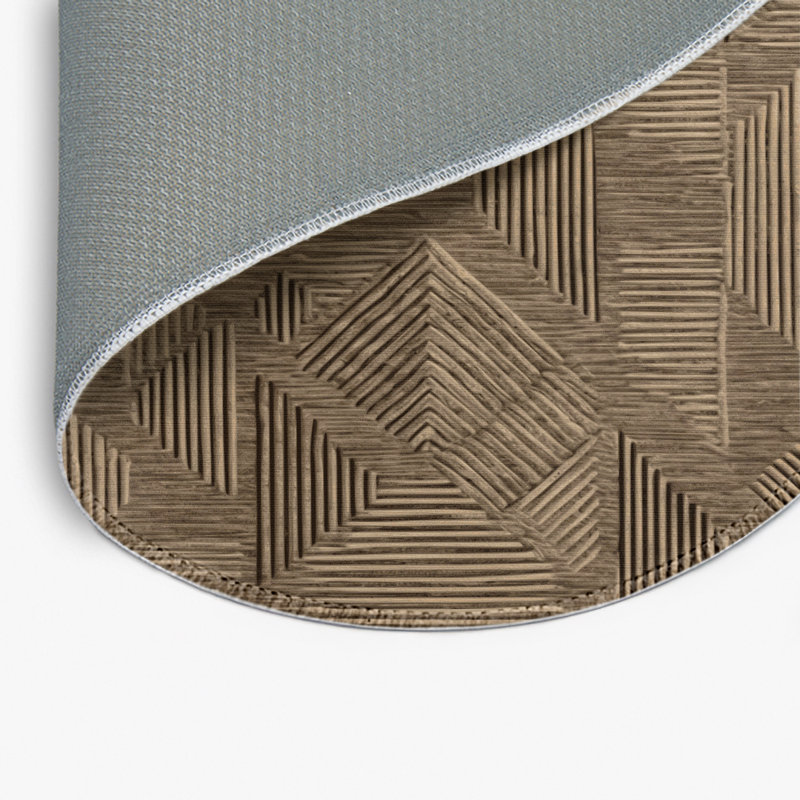 Tapis intérieur et extérieur ArtDeco, Rond 5 pi