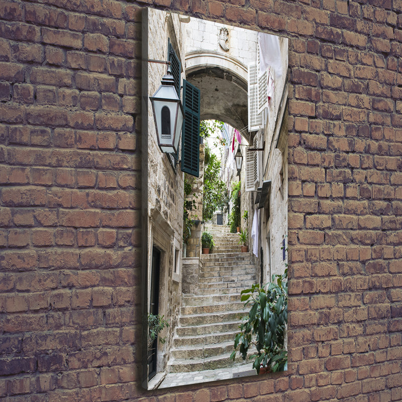 Streets Of Dubrovnik - Wrapped Canvas Print