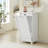 Tilt Out Trash Can Cabinet Wooden with Negative Ion and Deodorizing Kitchen Trash Bin Laundry Sorter-101041970