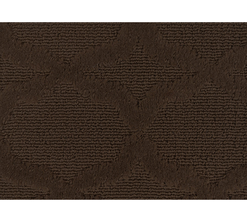 Togut Non-Slip Polypropylene Rectangle Mocha Area Rug, Rectangle 3' x 5'