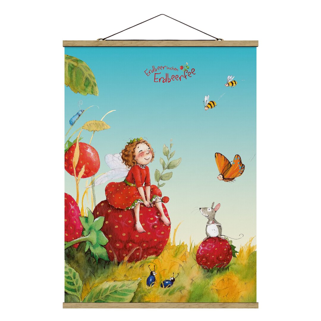 Stoffbild Strawberry Fairy - Magisch