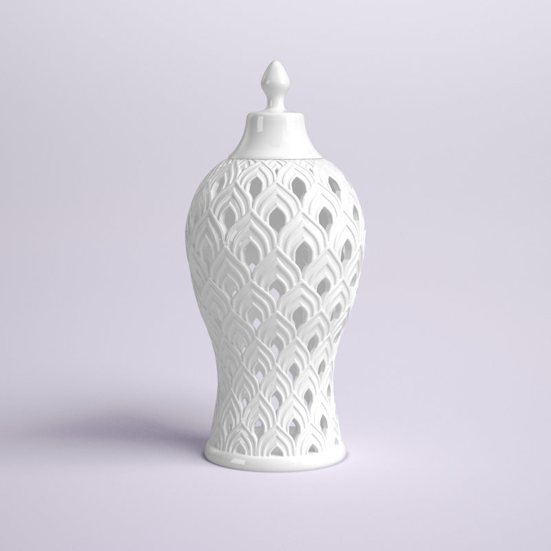 Vase de plancher en céramique 22 po Batres