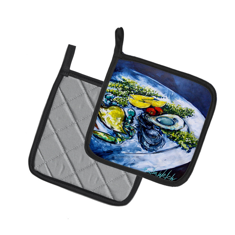 Caroline's Treasures Martin Welch New Artwork Polyester Potholder Set