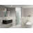 Albedo 25.5 in. x 78 in. Fully Frameless Hinge Shower Door-40012736