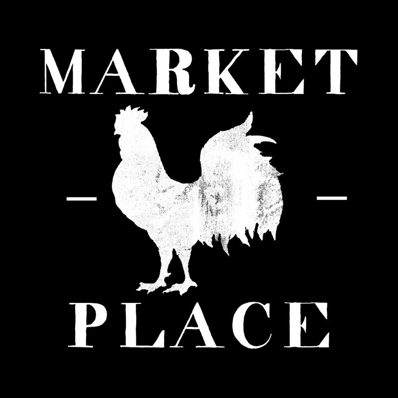 Market Place Chicken 1 Piece Wrapped Canvas Wall Art, 91cm H x 91cm W