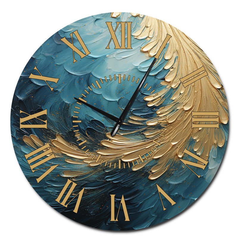 Horloge murale Golden, Surdimensionné