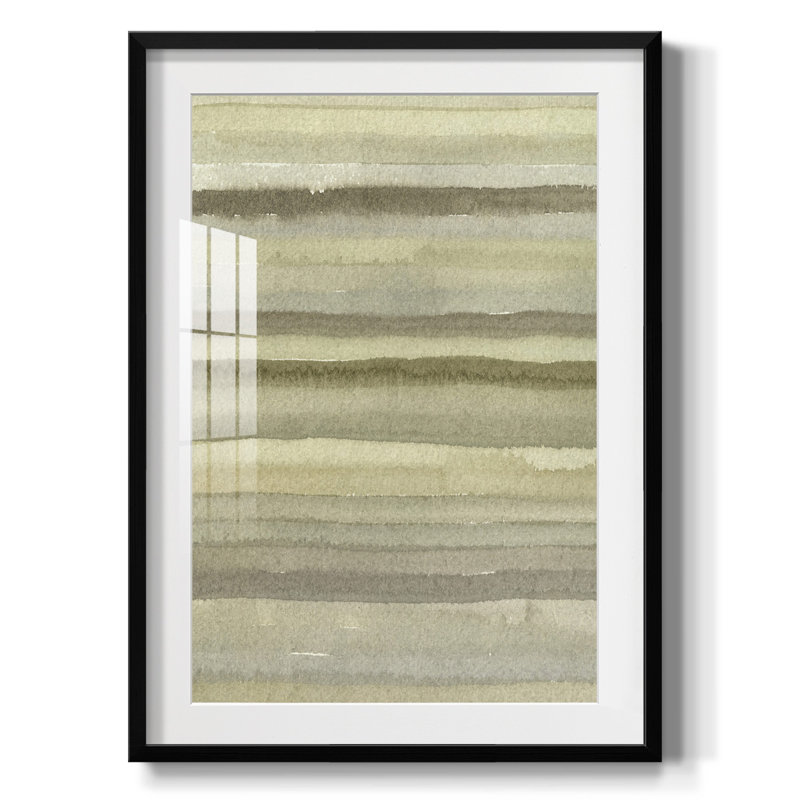 Oiseaux I, reproduction encadrée, Blanc, Papier avec cadre noir