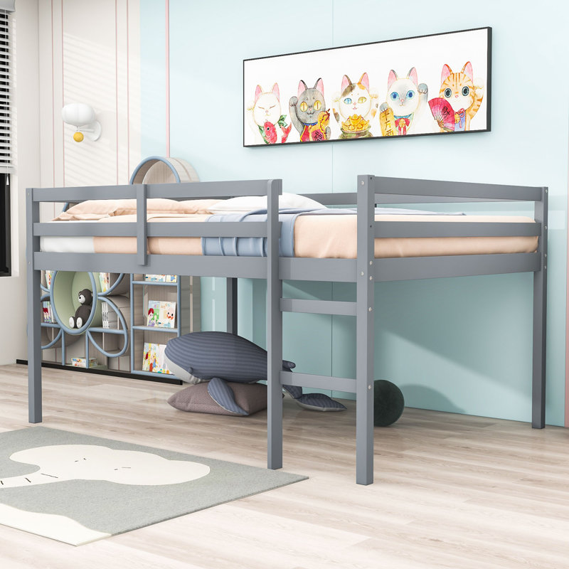 Lit mezzanine double Hirotsugu, Gris