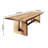 Modern Rectangular Solid Wood Dining Table-1176232832