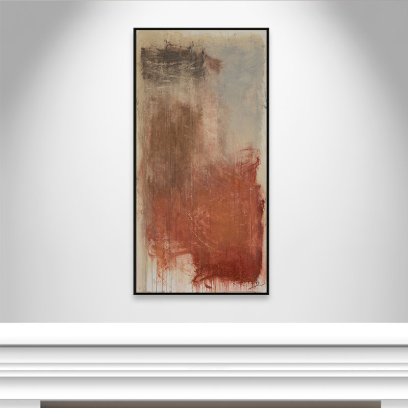 «Colin Autumn Over The Rivera» par, Espresso, H 61,5 po x l 31,5 po