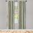 Microfiber Striped Semi-Sheer Rod Pocket Curtain Panels-61298320-61939552