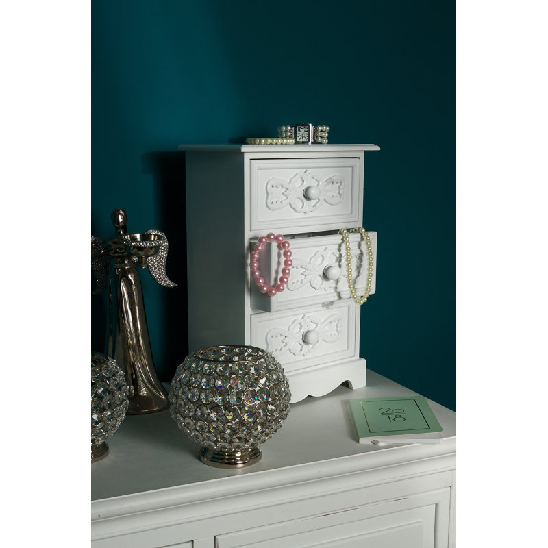Como Freestanding Jewelry Armoire