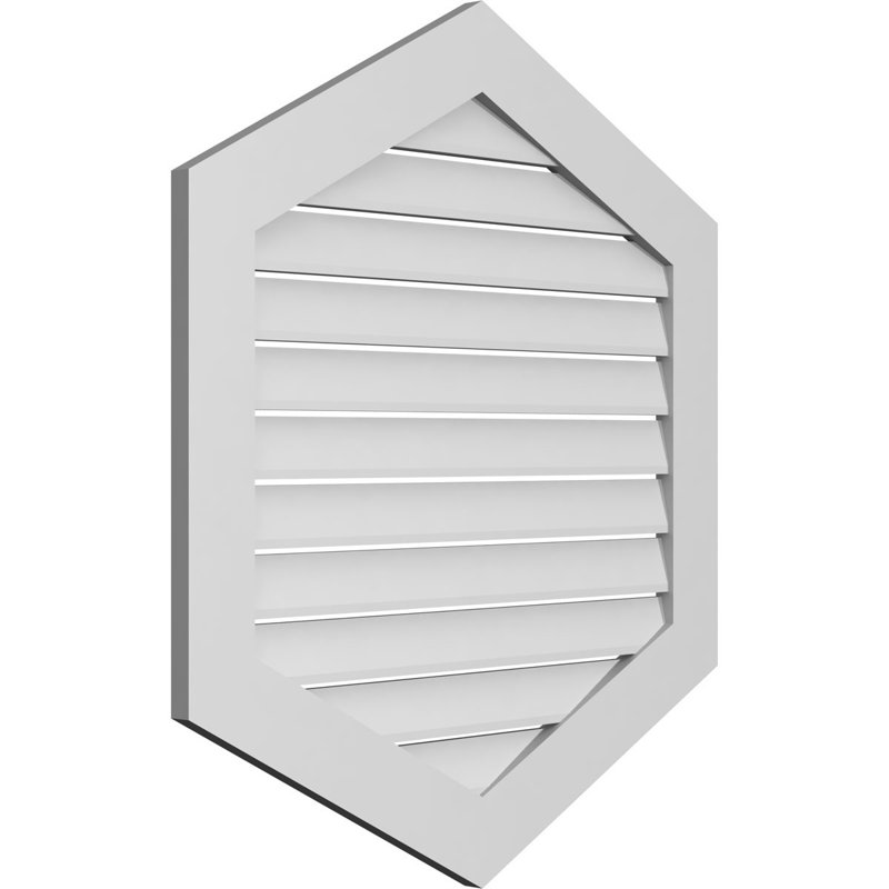 Pente verticale verticale en uréthane 6 pi, 38" H x 34" W x 1" D