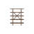 Jeyn Bookcase, 5 Fixed Display Shelves, 70 Inch Natural Brown Wood