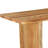 108" Natural Solid Wood Live Edge Sled Base Dining Table