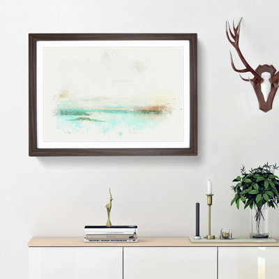 Aerial View of the Netherlands in Abstract - Picture Frame Graphic Art Print