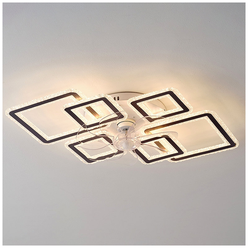 Ceiling Fan With Lights Remote Control And APP Control, Dimmable With Remote 7 Blades 6 Speeds Of Wind