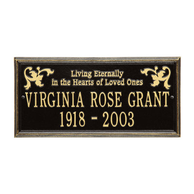 Plaque commémorative Wilmington «Living Eternally»