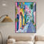 Art Remedy The Colourful Streets Framed Colourful Coastal 57423-99483709-99483705