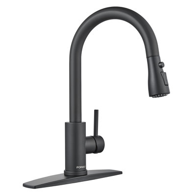 Pull Down Single Handle Kitchen Faucet with Accessories