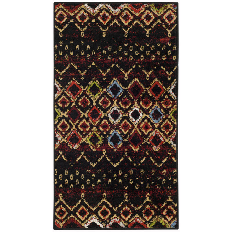 Poarch Performance Geometric Rug, Rectangle 2'3" x 4'