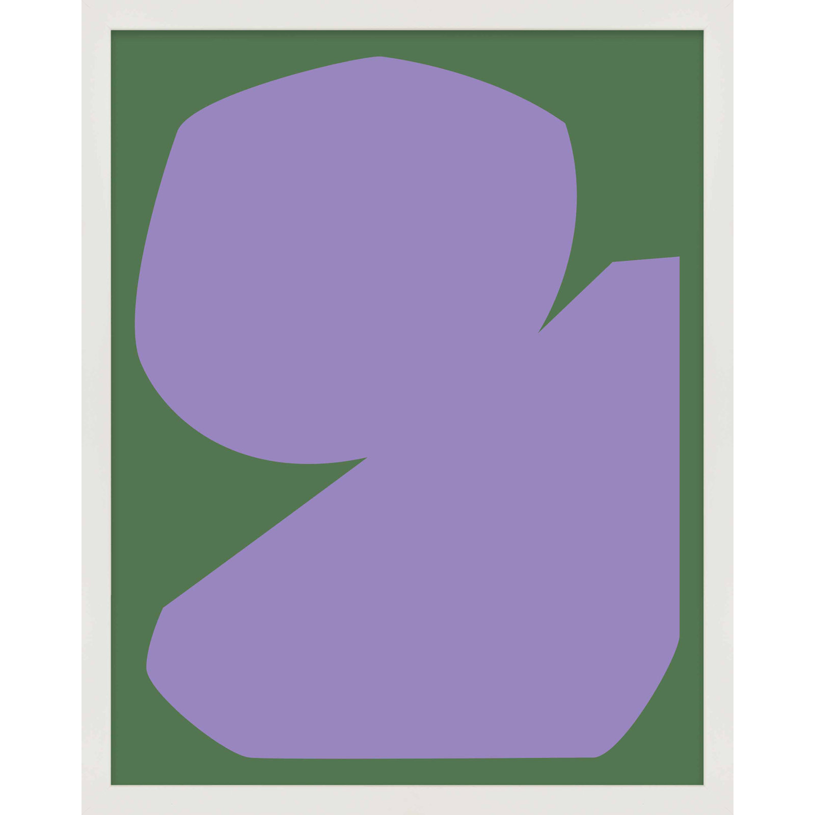 Element 1 Print by Michael Kempen, 16" W x 20" H, White Framed