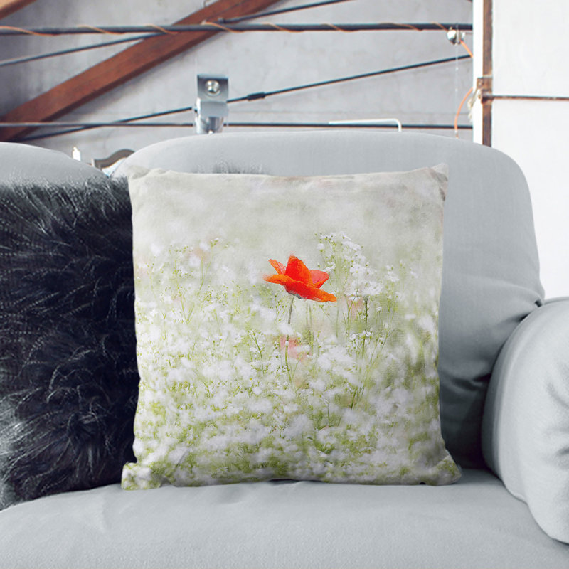 Square Cushion, 55cm H x 55cm W x 20cm D, Stone