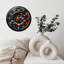 Horloge de boules de billard colorées