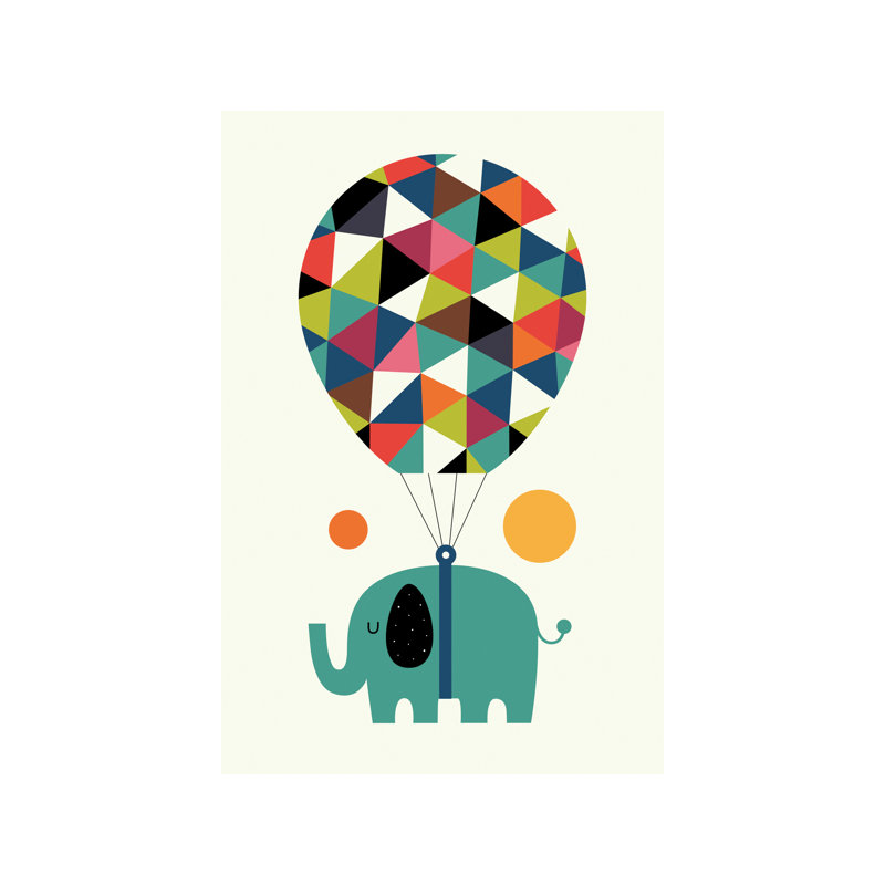 Fly High And Dream Big by Andy Westface - Print on Canvas, 20.32 cm H x 30.48 cm W, Wrapped Canvas