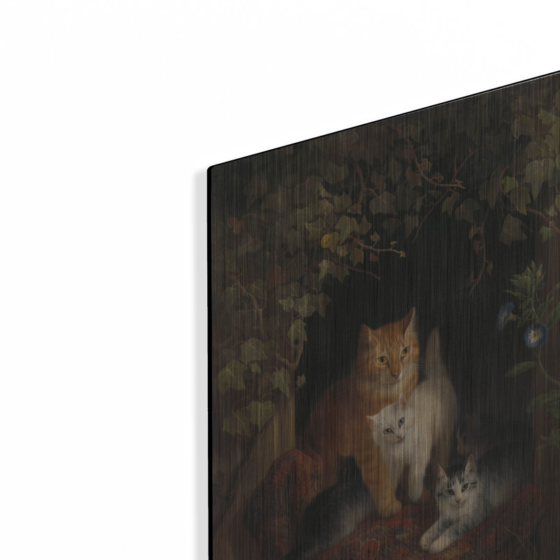 " Cat With Kittens " by MASTERS, 16" H x 12" W