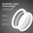 Circular LED Wall Mount One Side 5x Magnifying Makeup Mirror-93465432