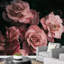 Gros plan sur une fleur rose foncé-88412622
