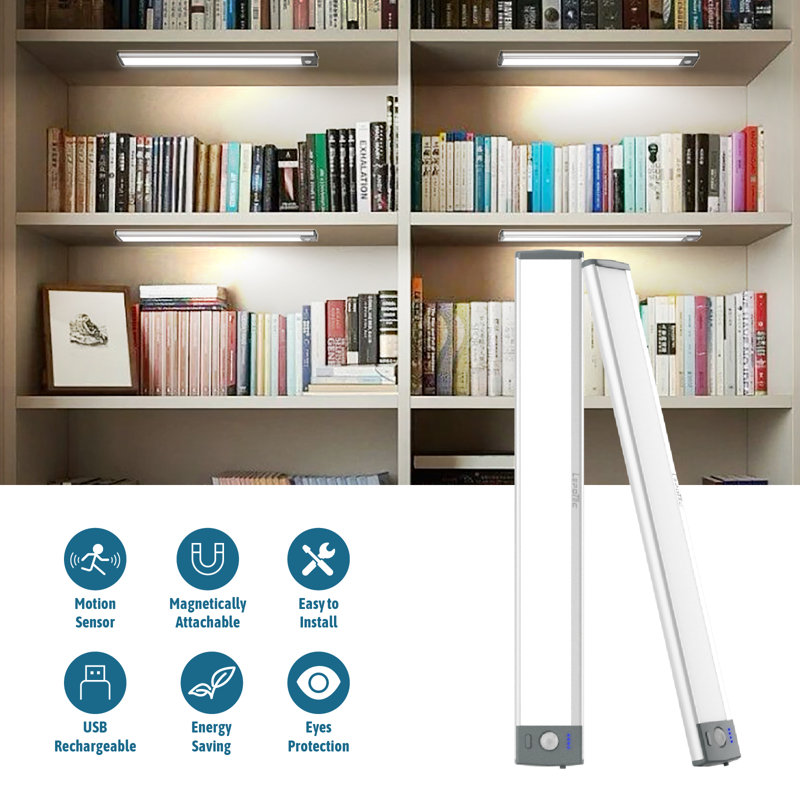 Éclairage mural sans fil 88LED, éclairage avec indicateur de batterie, lumières de placard pour la cuisine, le placard et la maison
