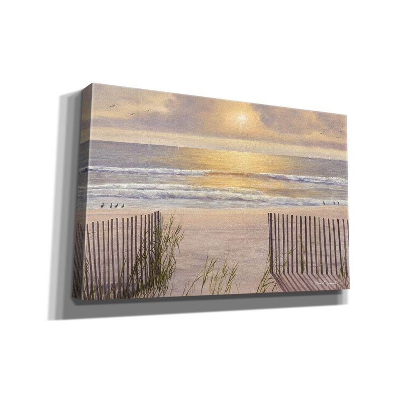 «Beach Light» par Diane Romanello, H 26 po x l 40 po x P 1,5 po