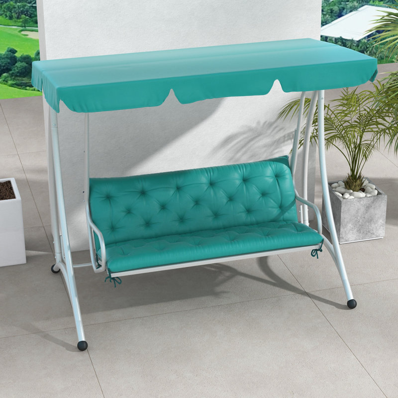 Coussins de remplacement pour balancelle 3 places, Bleu