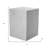 20" White Marble Square Block End Table