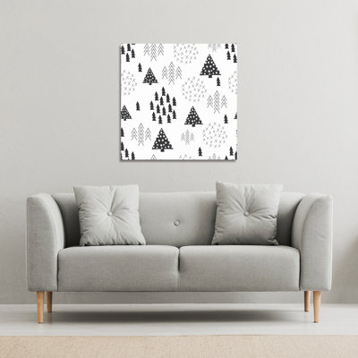 Scandinavian Style Christmas - Wrapped Canvas Print