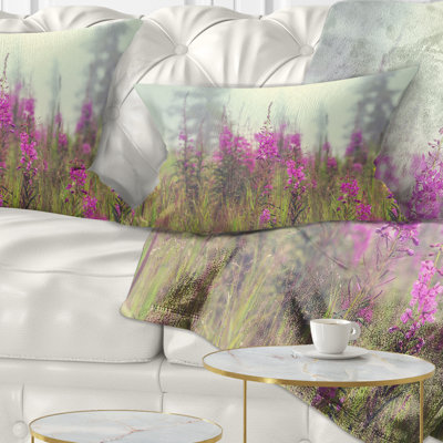 Coussin lombaire en fleurs d’été floral